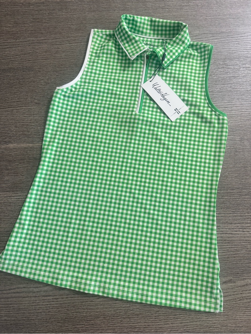 Walter Hagen Women's Golf Performance 11 Sleeveless Polo Size XS Green Fusion